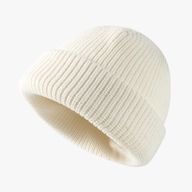 Wholesale Autumn and Winter Knitted Hats Woolen Hats Warm and Brimless Cold Hats